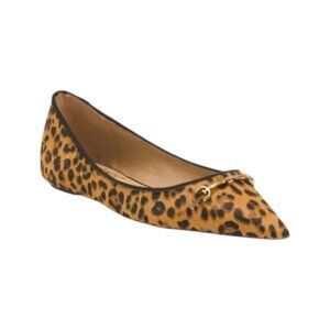 SAM EDELMAN Tan Leather Nori Flats